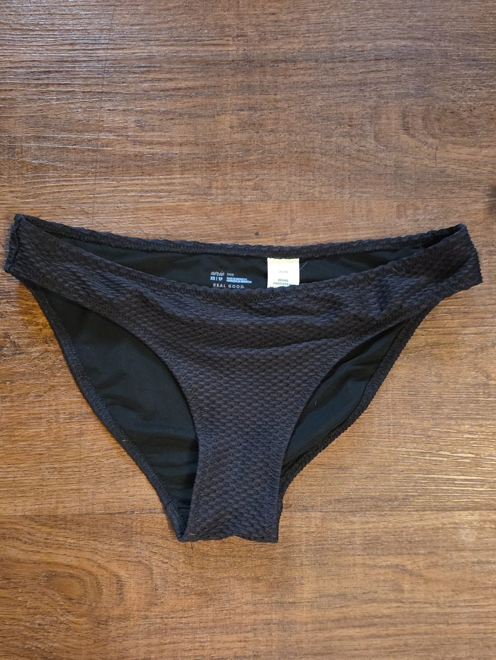 Aerie Jacquard Voop Cheeky Bikini Bottom